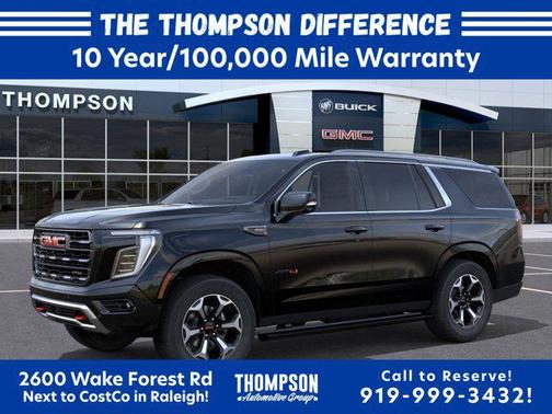 Onyx Black 2026 GMC Yukon 4WD AT4 Ultimate