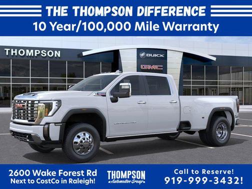 Glacier White Tricoat 2026 GMC Sierra 3500 Denali