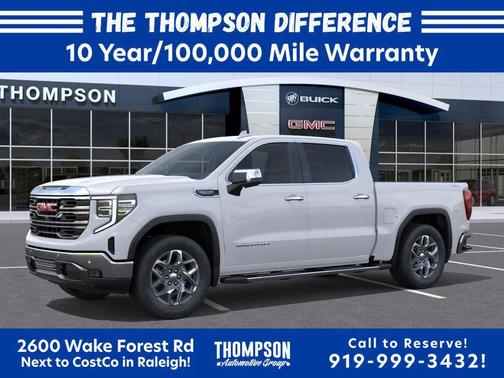 Summit White 2026 GMC Sierra 1500 SLT