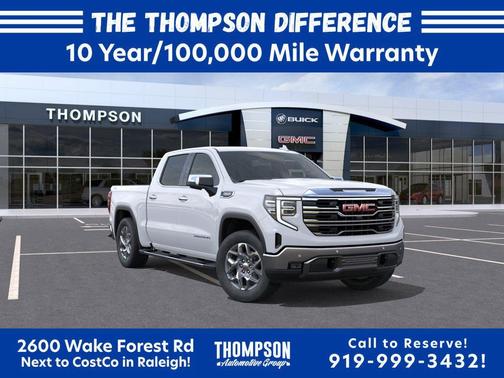 Summit White 2026 GMC Sierra 1500 SLT