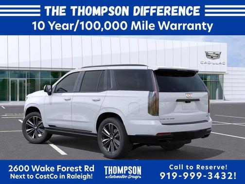 Vibrant White Tricoat 2026 Cadillac Escalade Sport