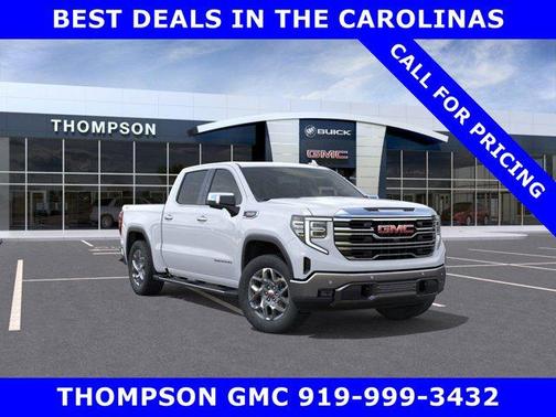 Glacier White Tricoat 2026 GMC Sierra 1500 SLT