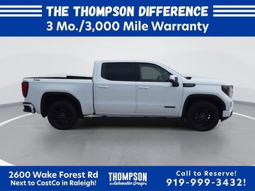 Summit White 2022 GMC Sierra 1500 Elevation