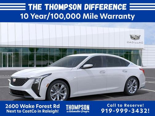 Summit White 2026 Cadillac CT5 Premium Luxury