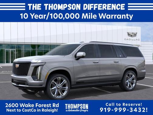 Argent Silver Metallic 2026 Cadillac Escalade ESV Sport Platinum