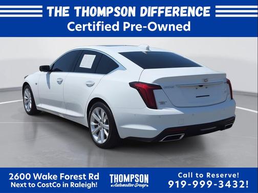 Summit White 2025 Cadillac CT5 Premium Luxury