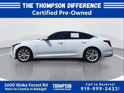 Summit White 2025 Cadillac CT5 Premium Luxury
