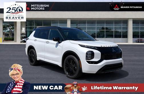 White Diamond / Black 2026 Mitsubishi Outlander Black Edition