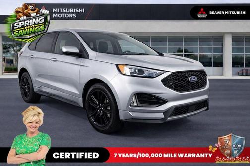 Iconic Silver Metallic 2024 Ford Edge ST Line