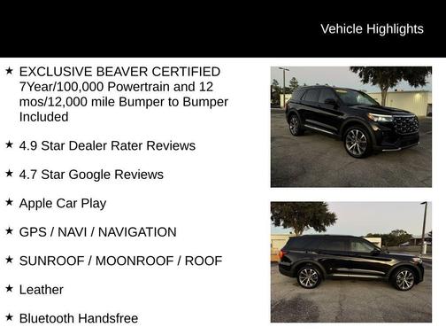 2025 Ford Explorer Platinum