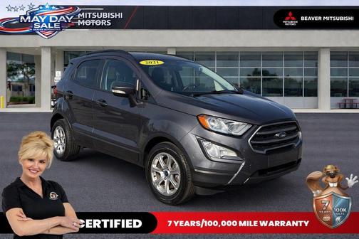 Smoke Metallic 2021 Ford EcoSport SE