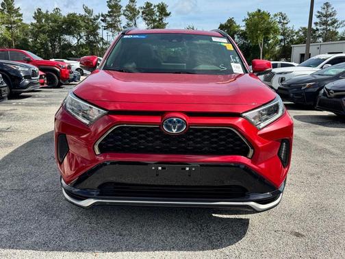 Red 2021 Toyota RAV4 Prime SE