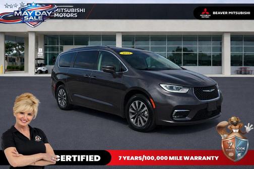 Granite Crystal Clearcoat Metallic 2021 Chrysler Pacifica Hybrid Touring L