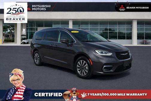 Granite Crystal Clearcoat Metallic 2021 Chrysler Pacifica Hybrid Touring L
