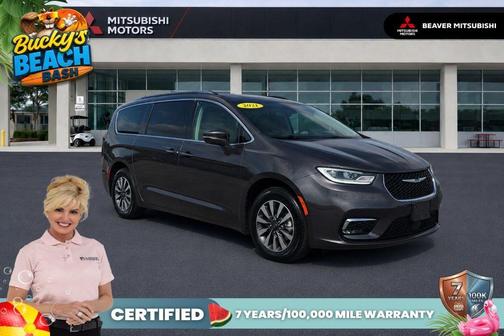 Granite Crystal Clearcoat Metallic 2021 Chrysler Pacifica Hybrid Touring L