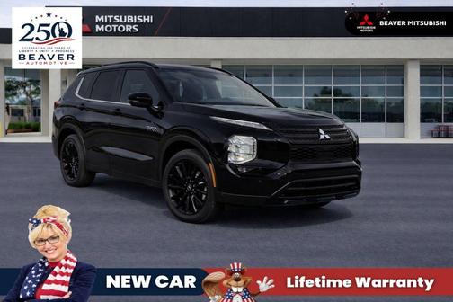 Labrador Black Pearl 2025 Mitsubishi Outlander PHEV SEL Black Edition