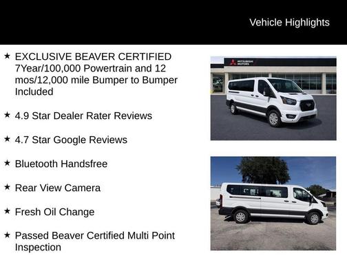 Oxford White 2024 Ford Transit-350 XLT
