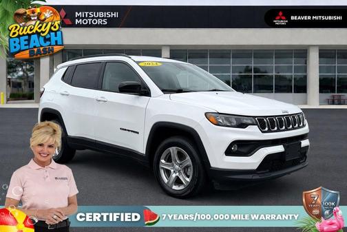Bright White Clearcoat 2024 Jeep Compass Latitude