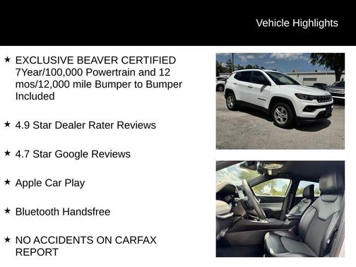 Bright White Clearcoat 2024 Jeep Compass Latitude