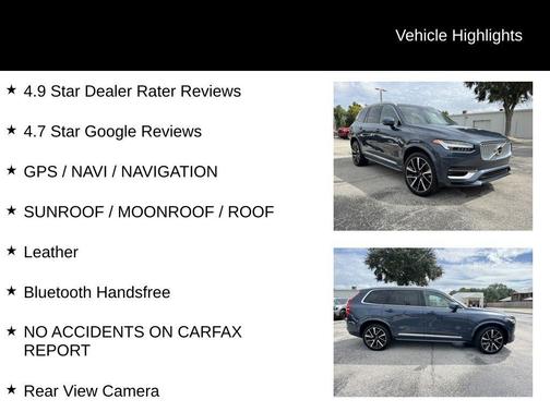 2021 Volvo XC90 Recharge Plug-In Hybrid T8 Inscription Expression 7 Passenger