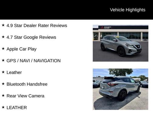 Boulder Gray Pearl 2023 Nissan Murano SL