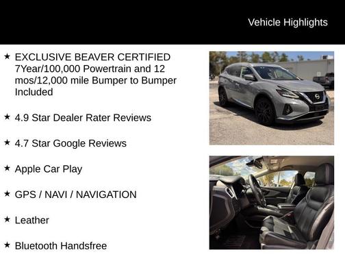 Boulder Gray Pearl 2023 Nissan Murano SL