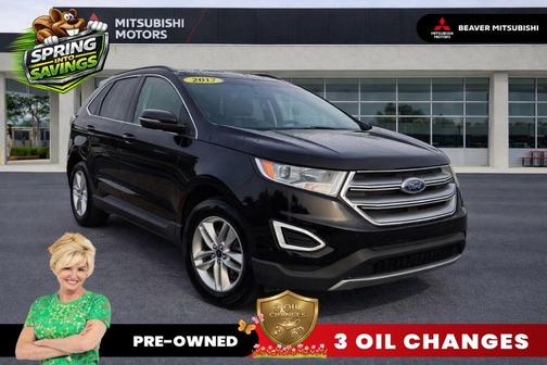 Shadow Black 2017 Ford Edge SEL