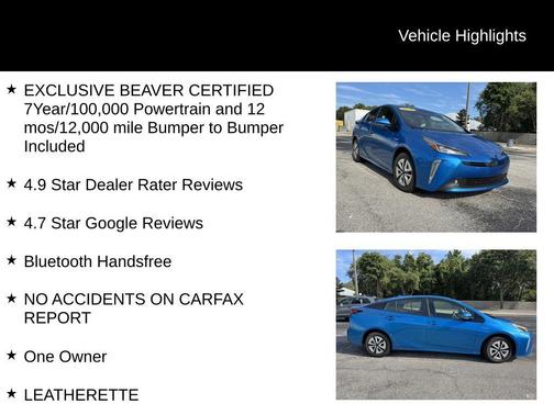 2020 Toyota Prius XLE
