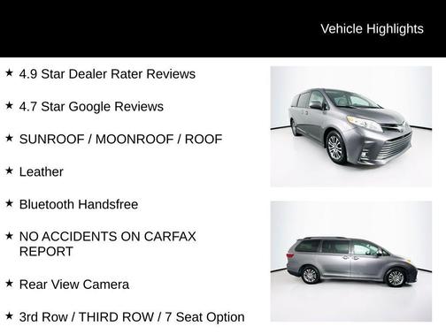 2020 Toyota Sienna XLE Premium