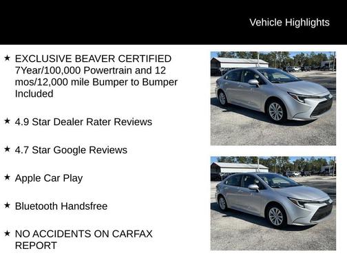 2024 Toyota Corolla Hybrid XLE