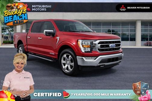Rapid Red Metallic Tinted Clearcoat 2022 Ford F-150 Lariat