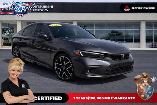 Meteorite Gray Metallic 2023 Honda Civic Sport Touring