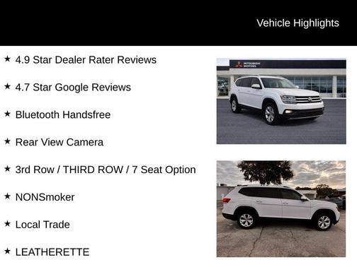 2018 Volkswagen Atlas 3.6L SE