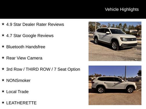 2018 Volkswagen Atlas 3.6L SE