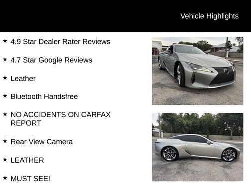 2018 Lexus LC 500 Base