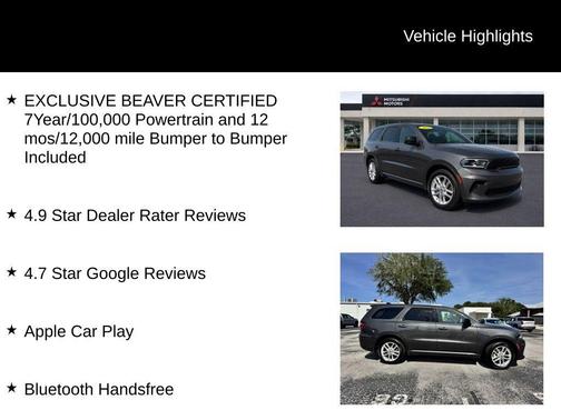 Vapor Gray 2023 Dodge Durango GT