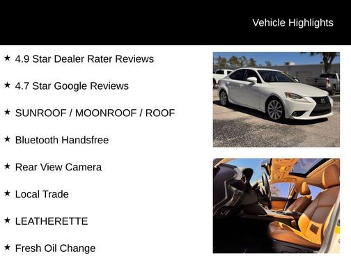 2015 Lexus IS 250 250