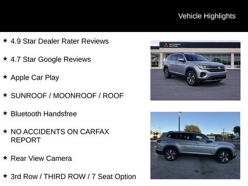 2024 Volkswagen Atlas 2.0T SE