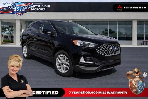Agate Black Metallic 2024 Ford Edge SEL