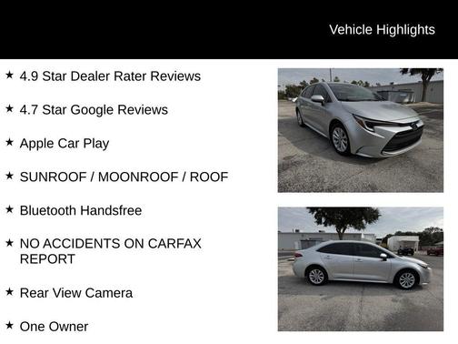 2023 Toyota Corolla Hybrid XLE