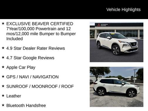 Pearl White Tri-Coat 2021 Nissan Rogue Platinum