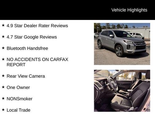 Alloy Silver Metallic 2021 Mitsubishi Outlander Sport 2.0 ES