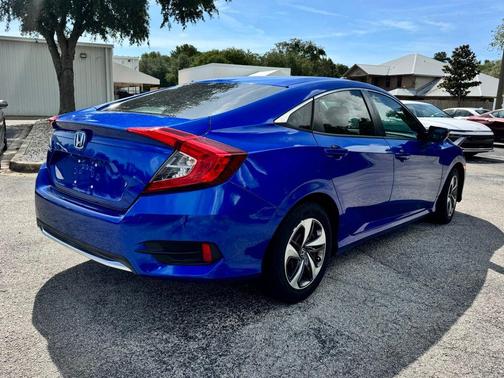 Aegean Blue Metallic 2019 Honda Civic LX