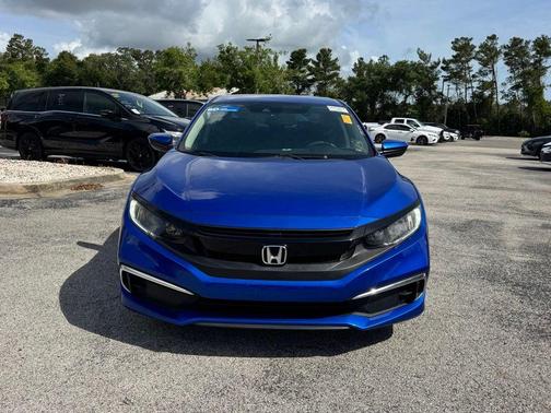 Aegean Blue Metallic 2019 Honda Civic LX