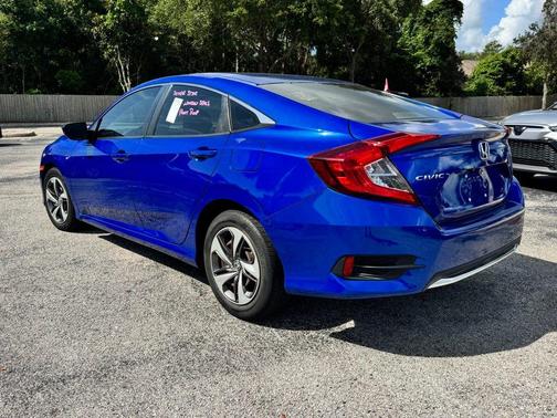 Aegean Blue Metallic 2019 Honda Civic LX