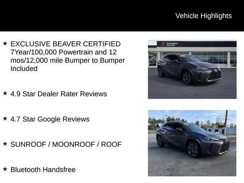 2022 Lexus UX 200 F Sport