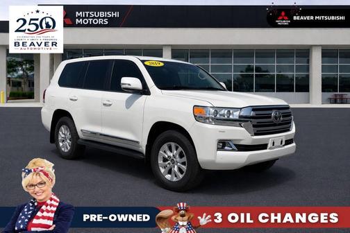 Blizzard Pearl 2019 Toyota Land Cruiser V8