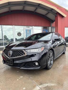 Crystal Black Pearl 2019 Acura TLX Technology