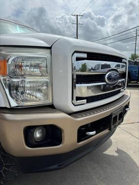 White Platinum Metallic Tri-Coat 2012 Ford F-250 Lariat