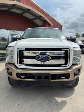 White Platinum Metallic Tri-Coat 2012 Ford F-250 Lariat